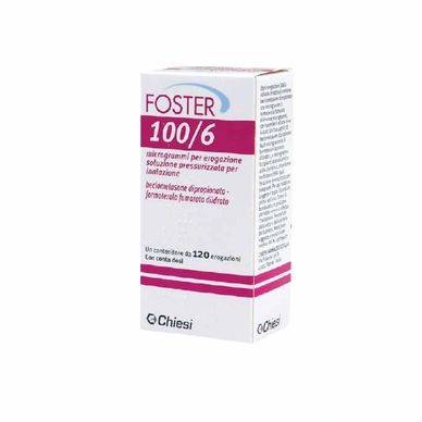 FOSTER 100/6 mcg- 120 DOZA SOLUCION PER INHALACION