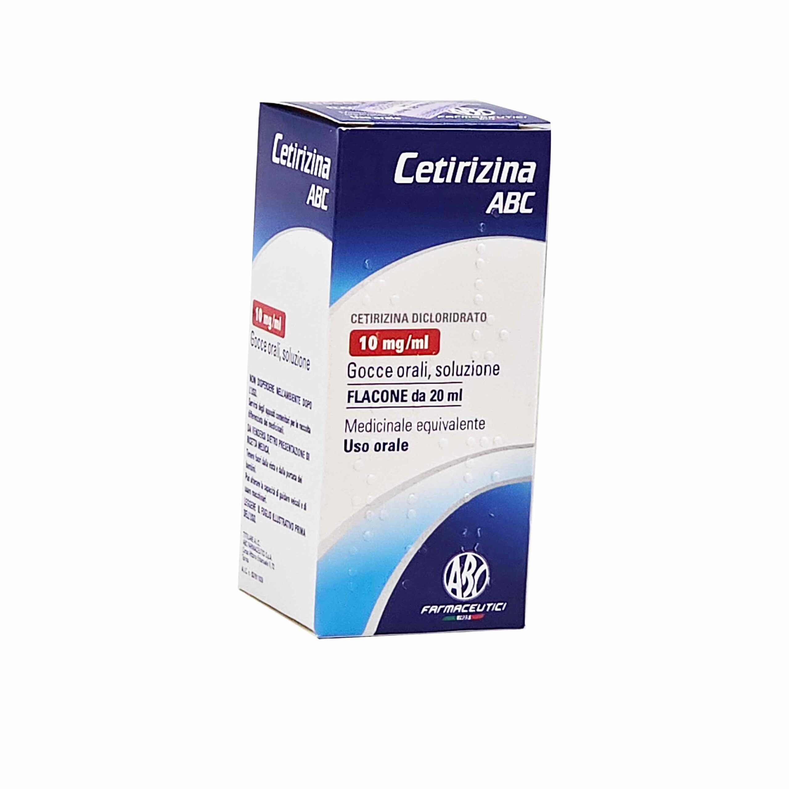 CETIRIZINA ABC 10 mg/ ml - 20 ml