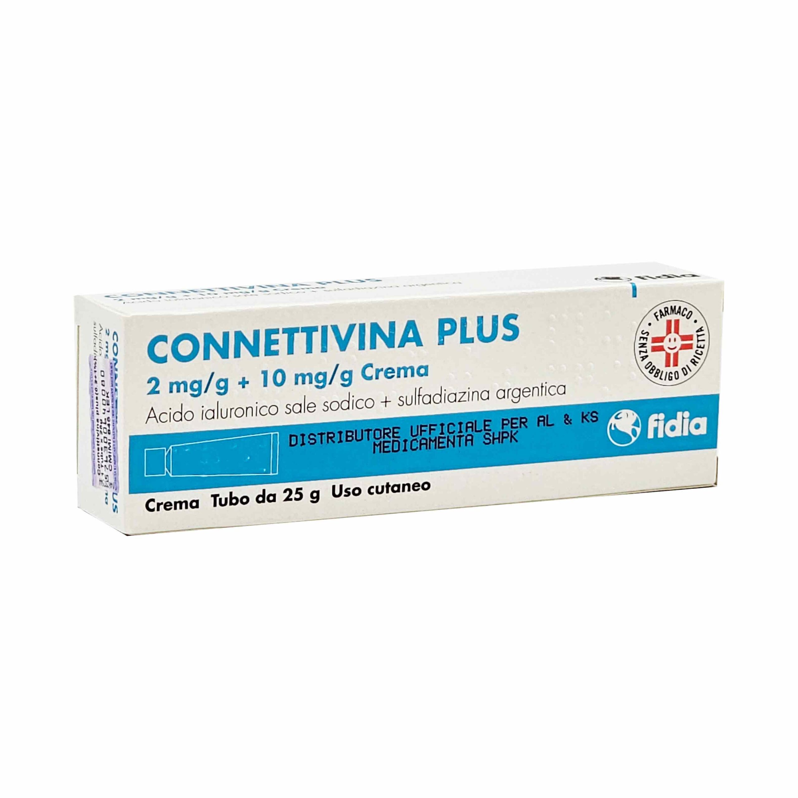 CONNETTIVINA KREM PLUS 2 mg/g + 10 mg/g - 25 g