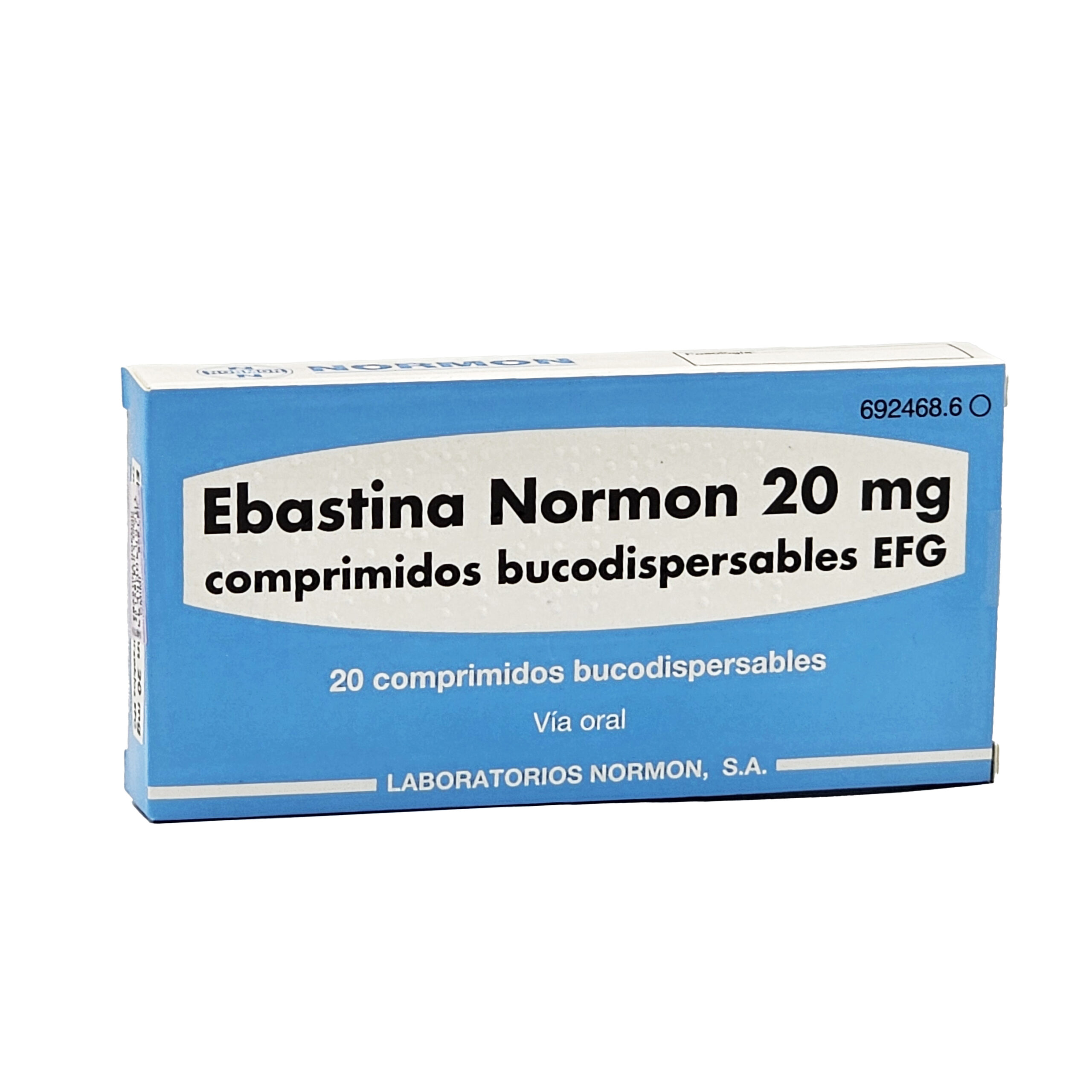 EBASTINA NORMON 20 mg x 20 TABLETA