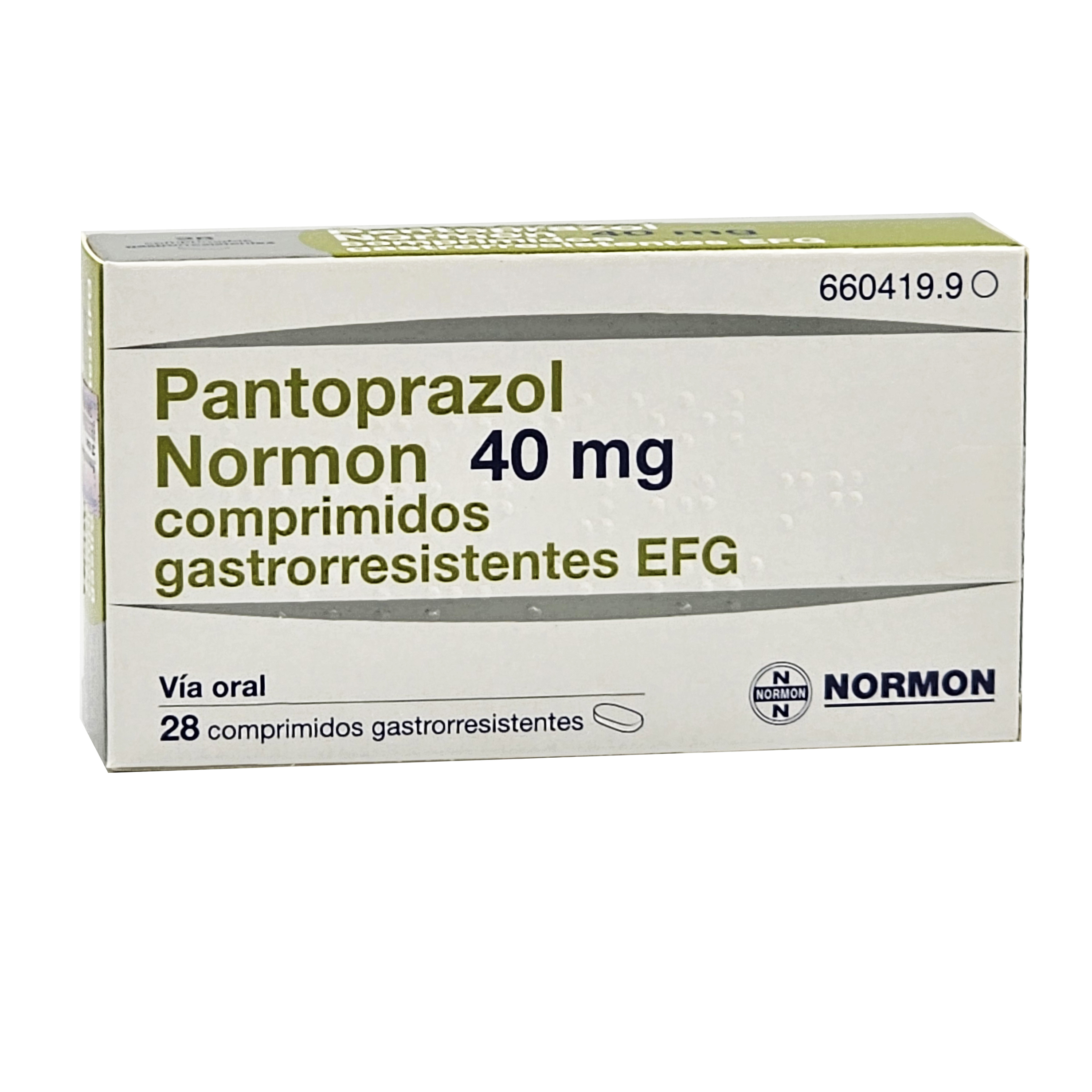 PANTOPRAZOL NORMON 40 mg x 28 TABLETA