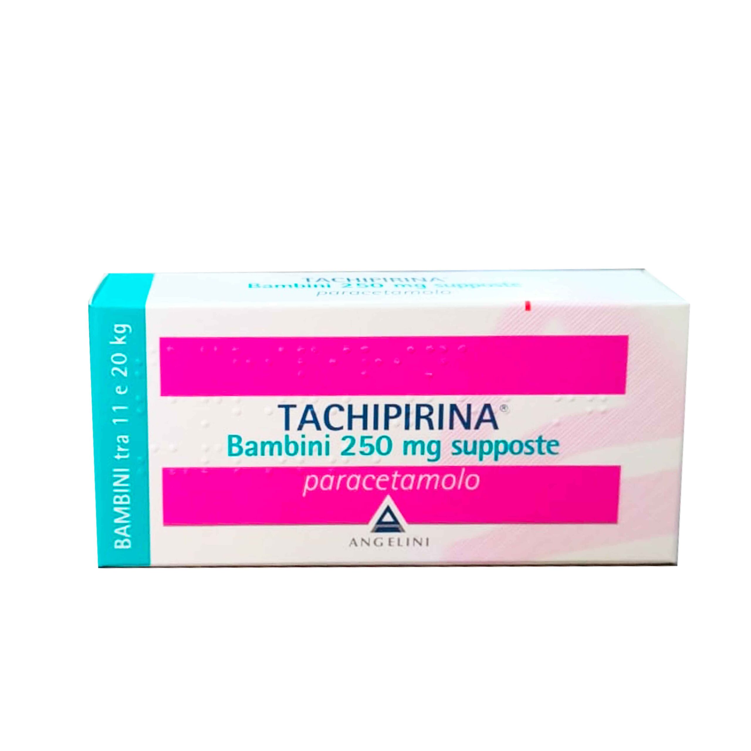 TACHIPIRINA 250 mg x 10 SUPOSTE